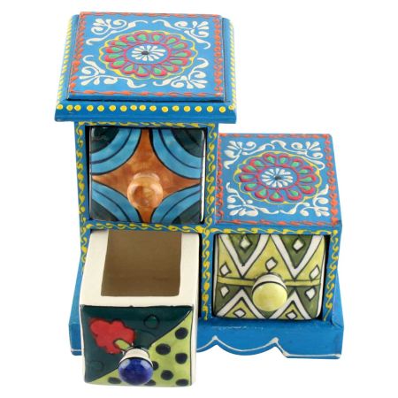 Spice Box Masala Rack Container Gift Items 